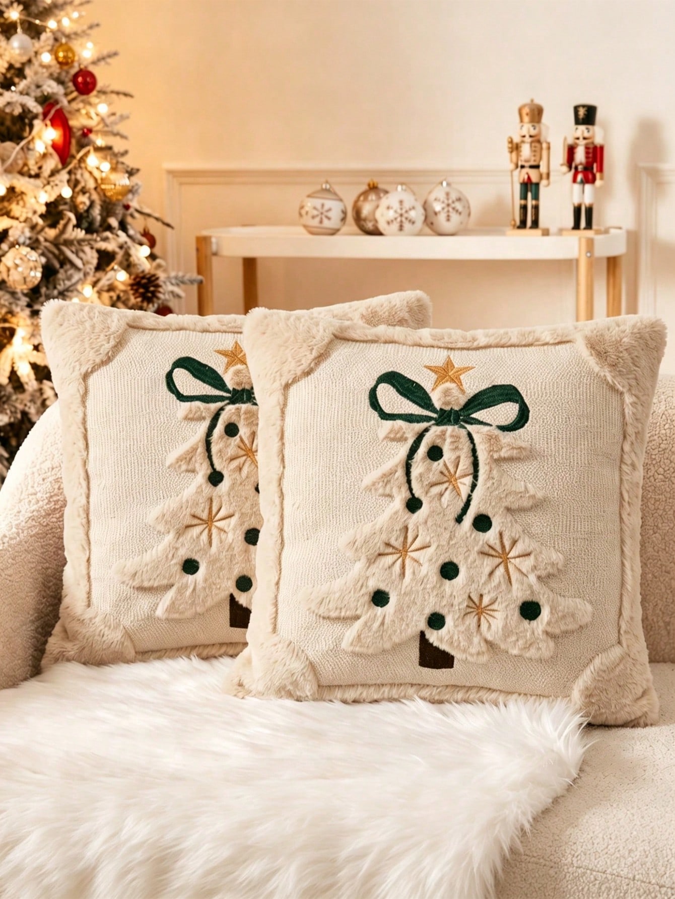 2 adet 3D Jakarlı, Kurdeleli N - Pillow Insert 18X18 incelemesi ve fiyatı