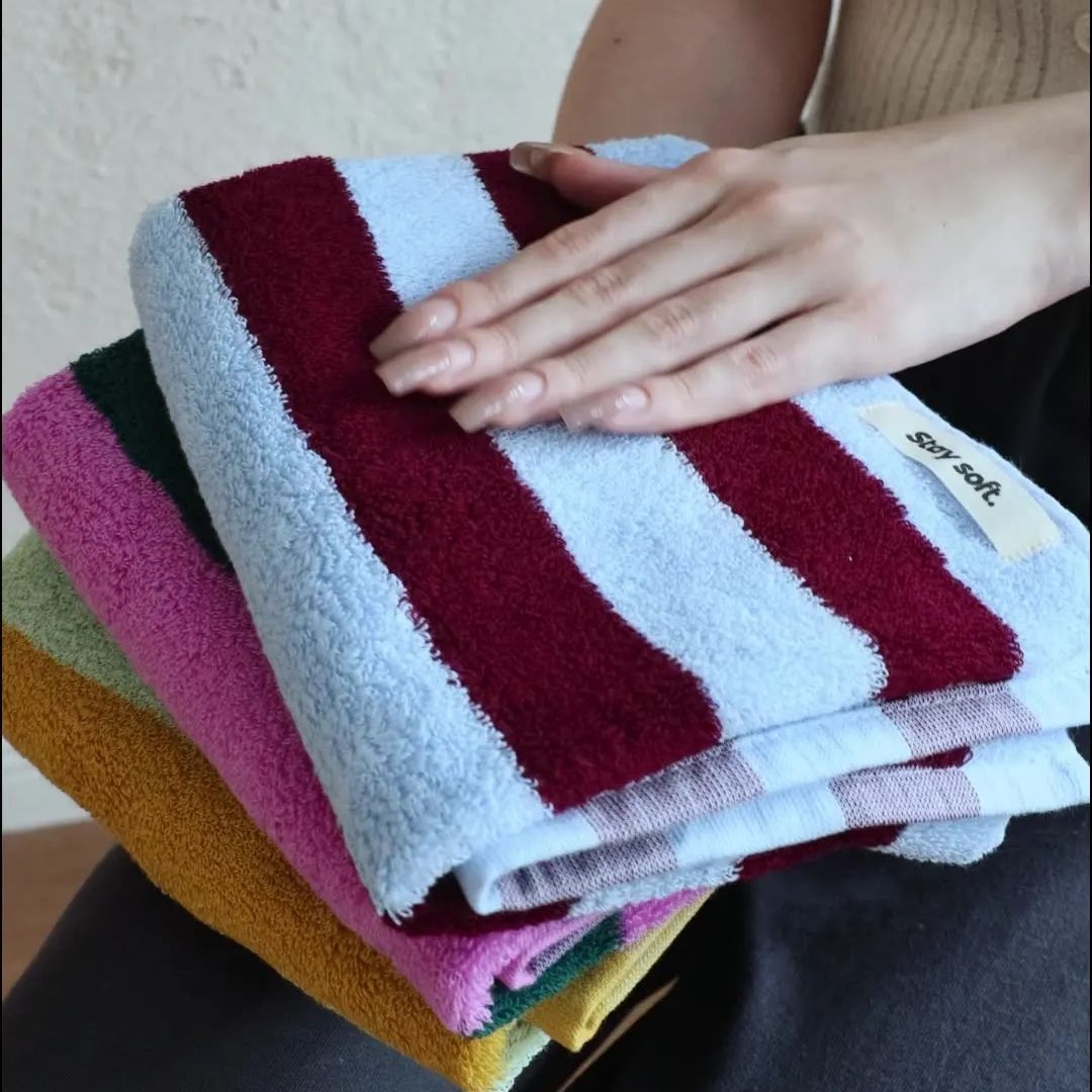 Retro Çizgili Saf Pamuk Havlu  - Home Textiles Face Towel incelemesi ve fiyatı