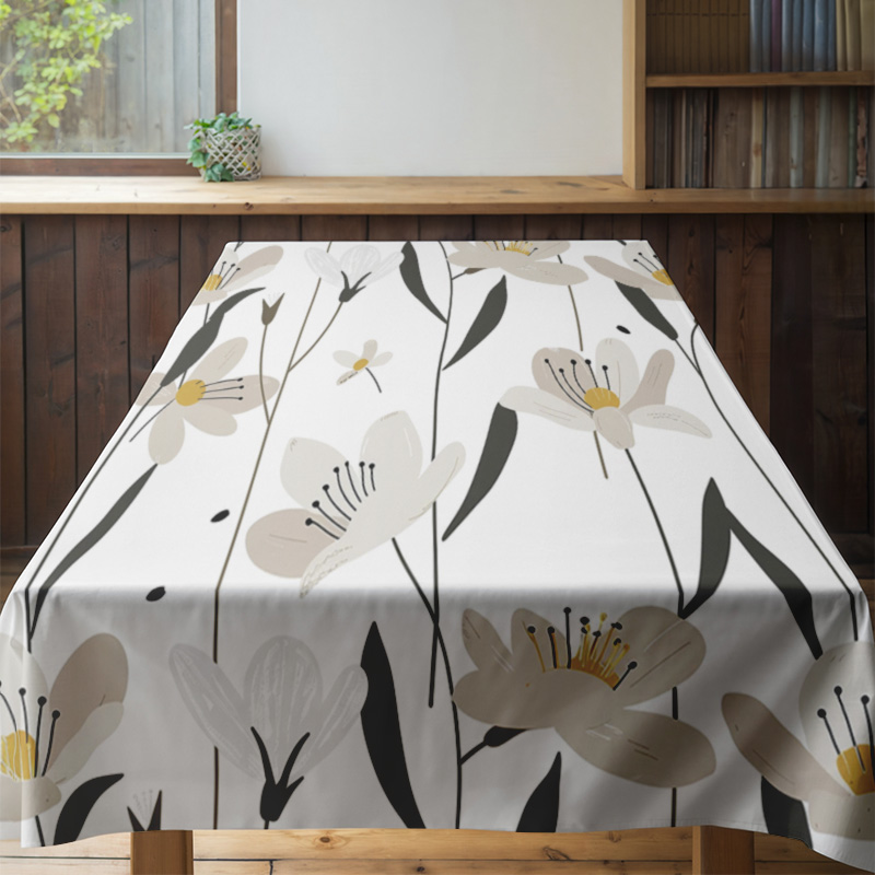 Modern Geometrik Çiçek Yemek M - Home Textiles Premium incelemesi ve fiyatı